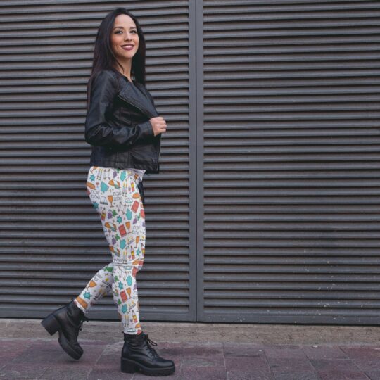 Colorful Shabbat Leggings